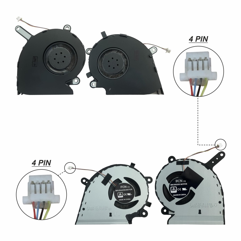 LAPTOP CPU FAN ASUS G531 PAIR