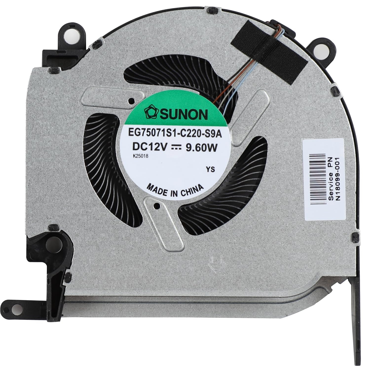 Fan for HP OMEN 16-K 16-N 8 Pro (DC12V) 16-K0013DX 16-K0023DX RTX3060 RTX3070 TPN-Q280 TPN-Q281 N18100-001 N18099-001(1)