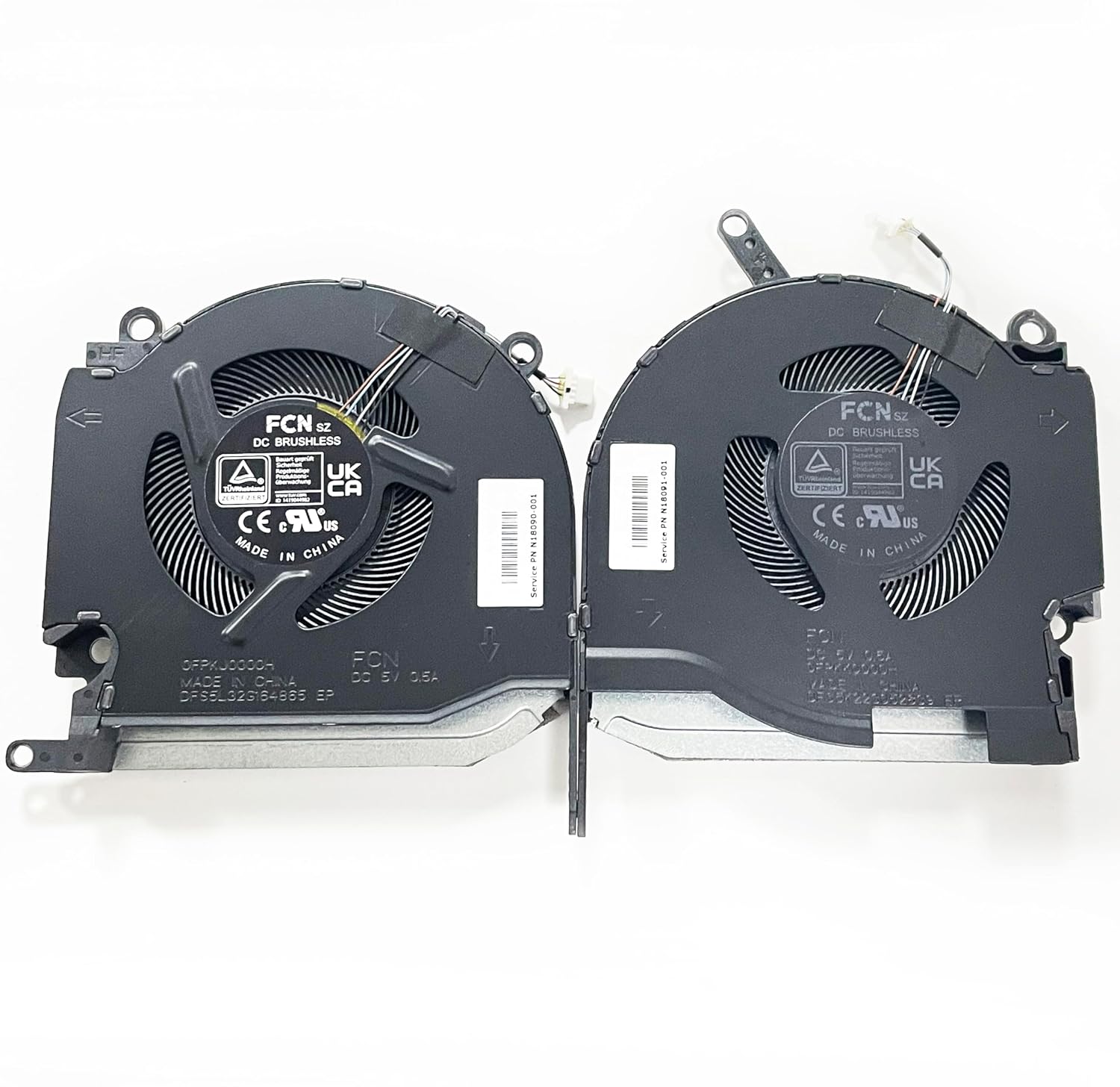 LAPTOP CPU FAN HP HP OMEN 16WF 12V PAIR