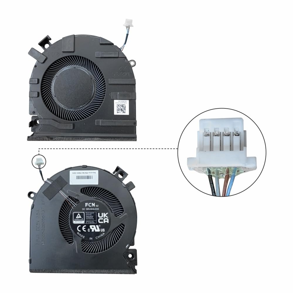 LAPTOP CPU FAN HP VICTUS 15FA 5V SINGLE