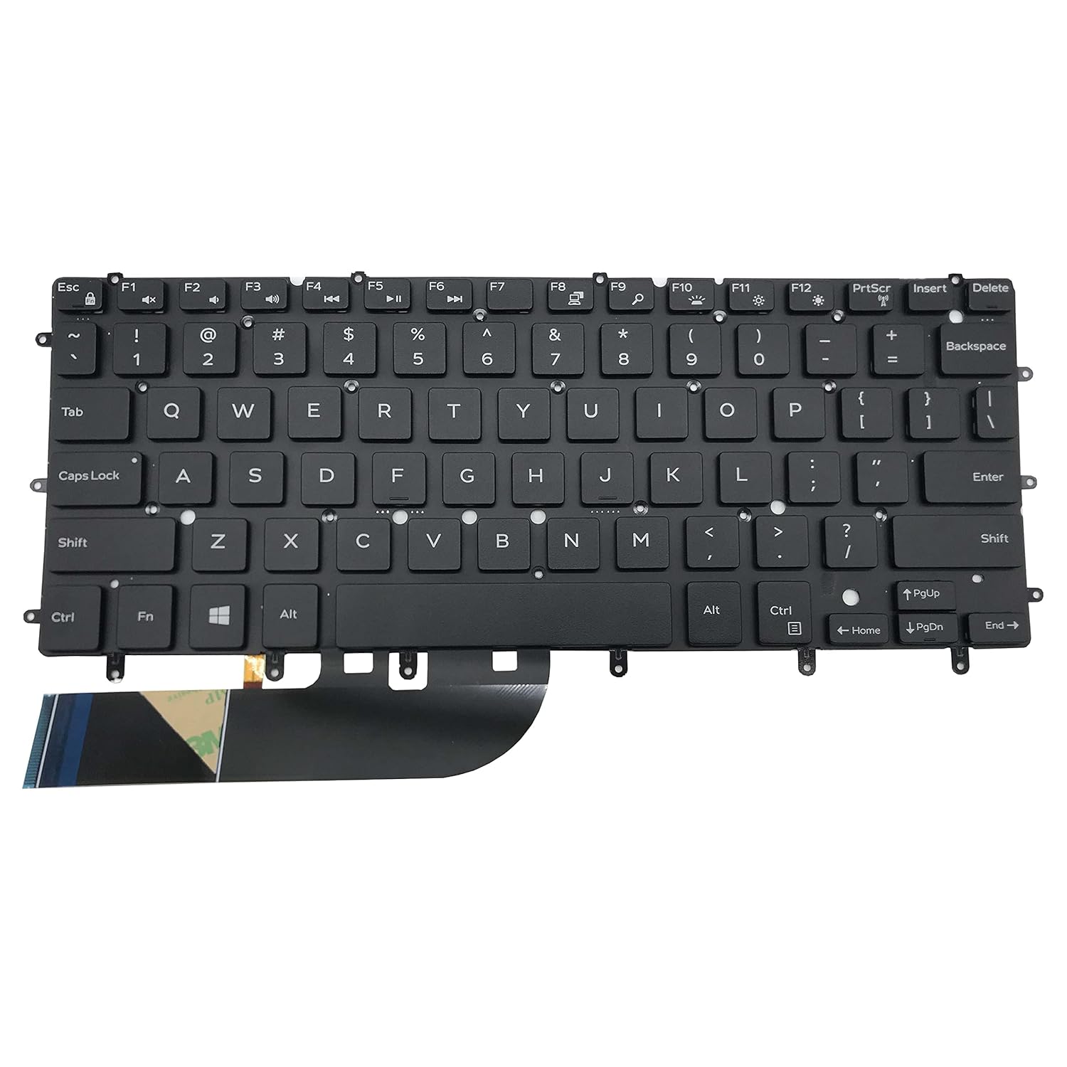 LAPTOP KEYPAD DELL XPS12 XPS13Z BLACK LED