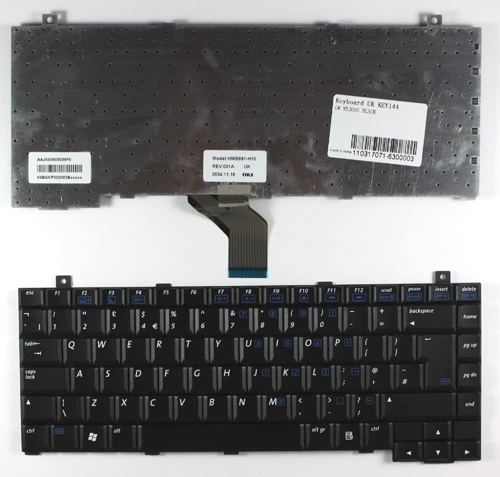LAPTOP KEYPAD GATEWAY M320 BLACK