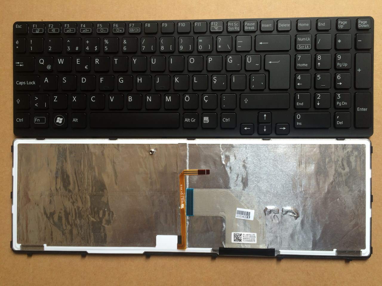 LAPTOP KEYPAD SONY SVE15 BLACK BACKLIGHT