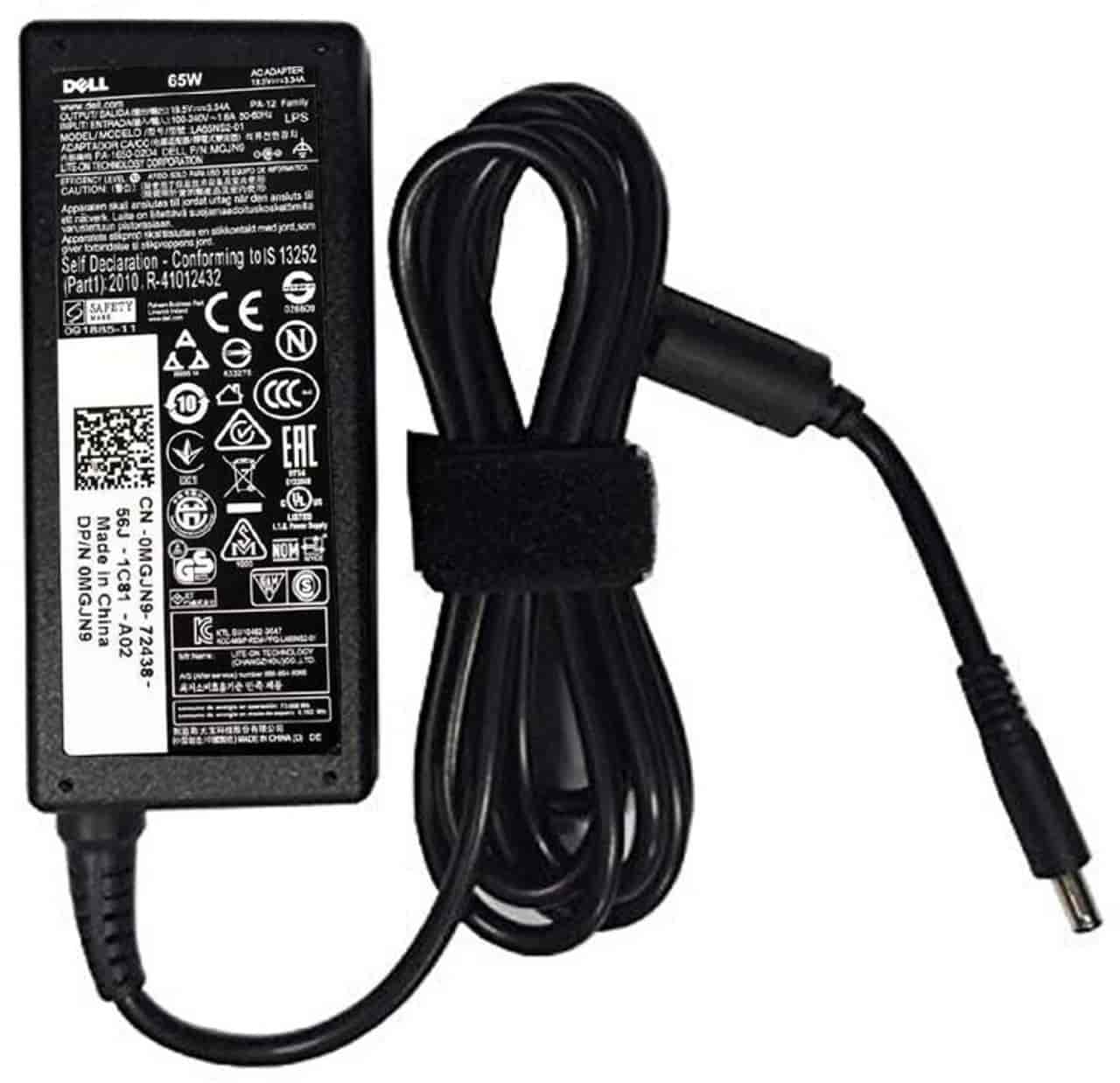 LAPTOP ORIGINAL ADAPTER DELL 65W SMALL PI N K971T MGJN9 G4G24