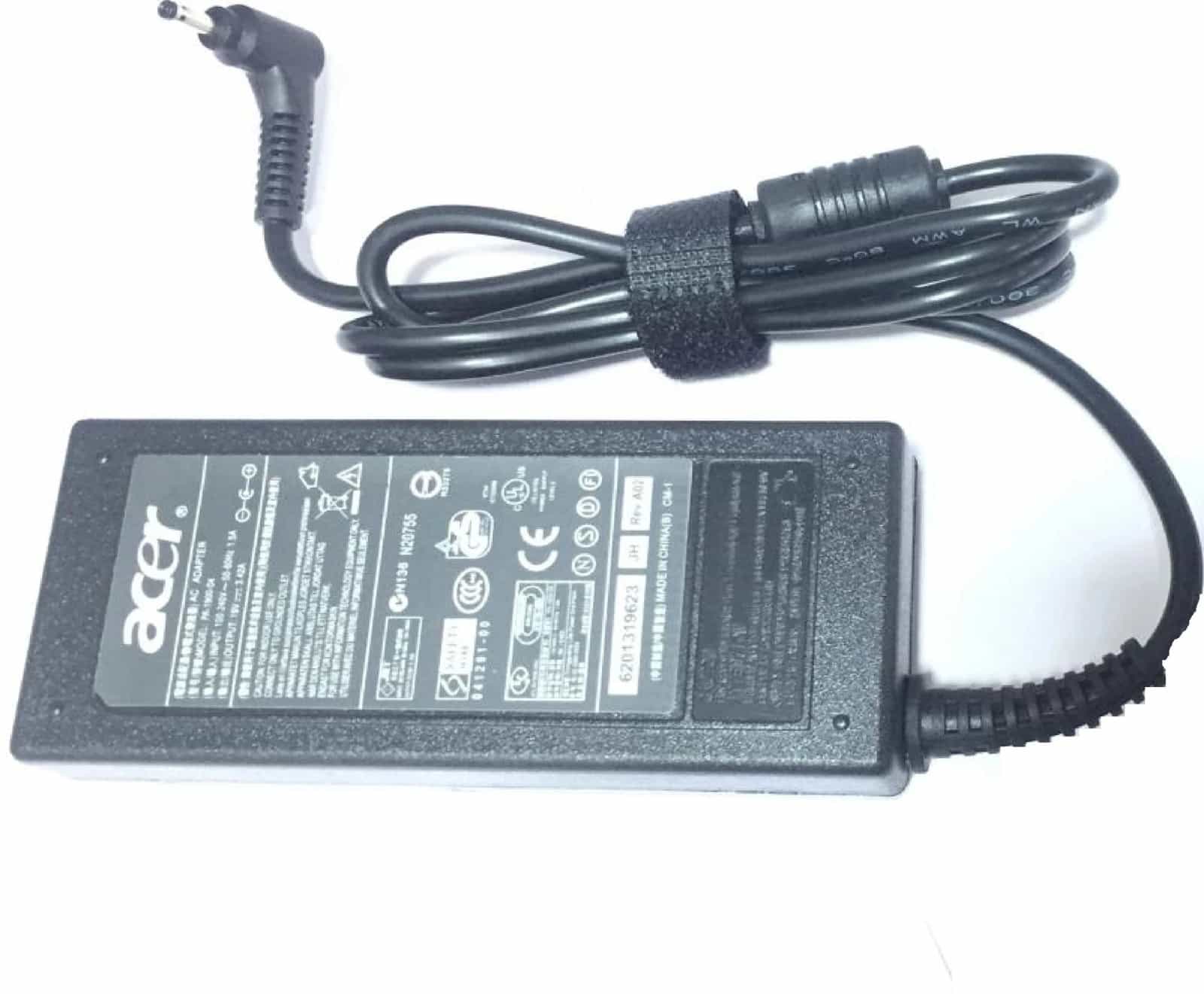 LAPTOP ADAPTER ACER 65W SMALL PIN ORIGINAL