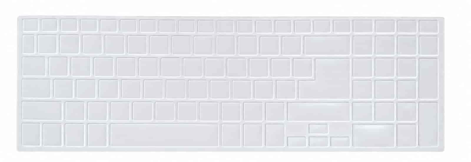 KEYBOARD COVER SKIN PROTECTOR FOR ACER 5755 WHITE COLOUR