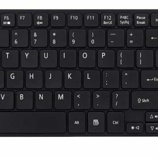 KEYBOARD COVER SKIN PROTECTOR FOR ACER 5738 BLACK COLOUR