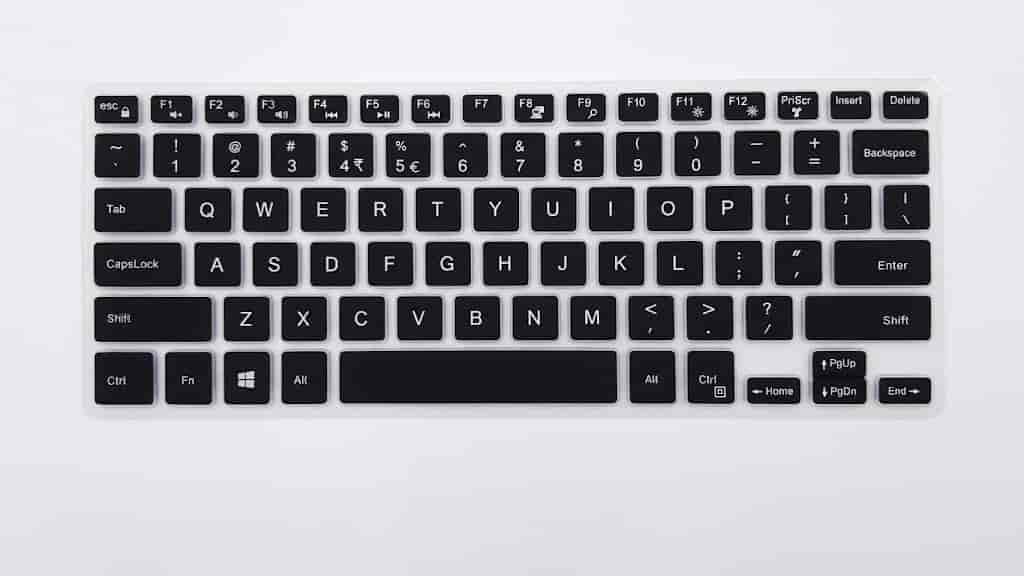KEYBOARD COVER SKIN PROTECTOR FOR DELL 14 SERIES 3441 3442 BLACK COLOUR