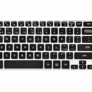 KEYBOARD COVER SKIN PROTECTOR FOR DELL 15 3000,3541,3542,5544,5558 BLACK COLOUR