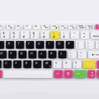 KEYBOARD COVER SKIN PROTECTOR FOR LENOVO G570 G580 MIX COLOUR