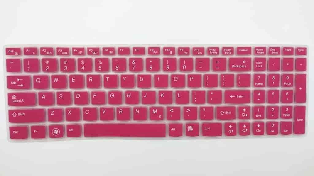 KEYBOARD COVER SKIN PROTECTOR FOR LENOVO G570 G580 PINK COLOUR