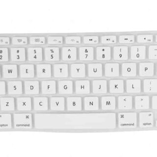KEYBOARD COVER SKIN PROTECTOR FOR MACBOOK 13.3,15.4,17 INCH COMPATIBLE MODEL A1278,1398,1286,1502,1407 WHITE COLOUR