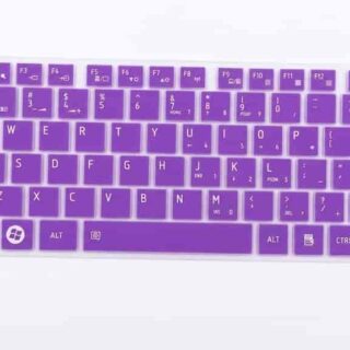 KEYBOARD COVER SKIN PROTECTOR FOR TOSHIBA C640 VIOLET COLOUR